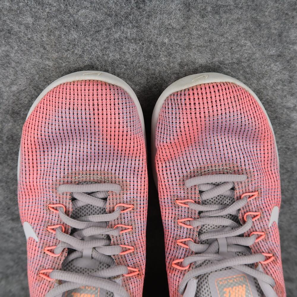 Nike Shoes Womens 8.5 Athletic Trainer Flex RN 2018 Running Sneaker Workout Pink - Picture 9 of 12
